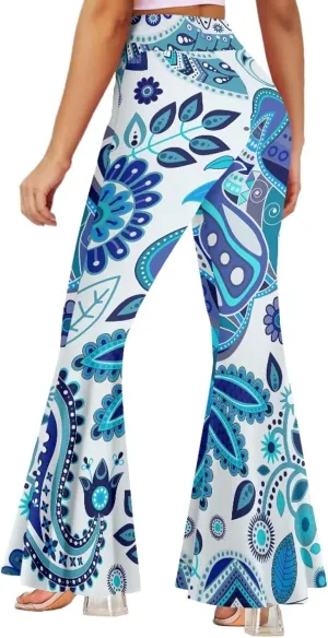 Leggings for Women Plus Size Yoga Pants, Buttery Soft Bell Bottom Palazzo, Skin-Friendly and Stretchy Slim-Fit