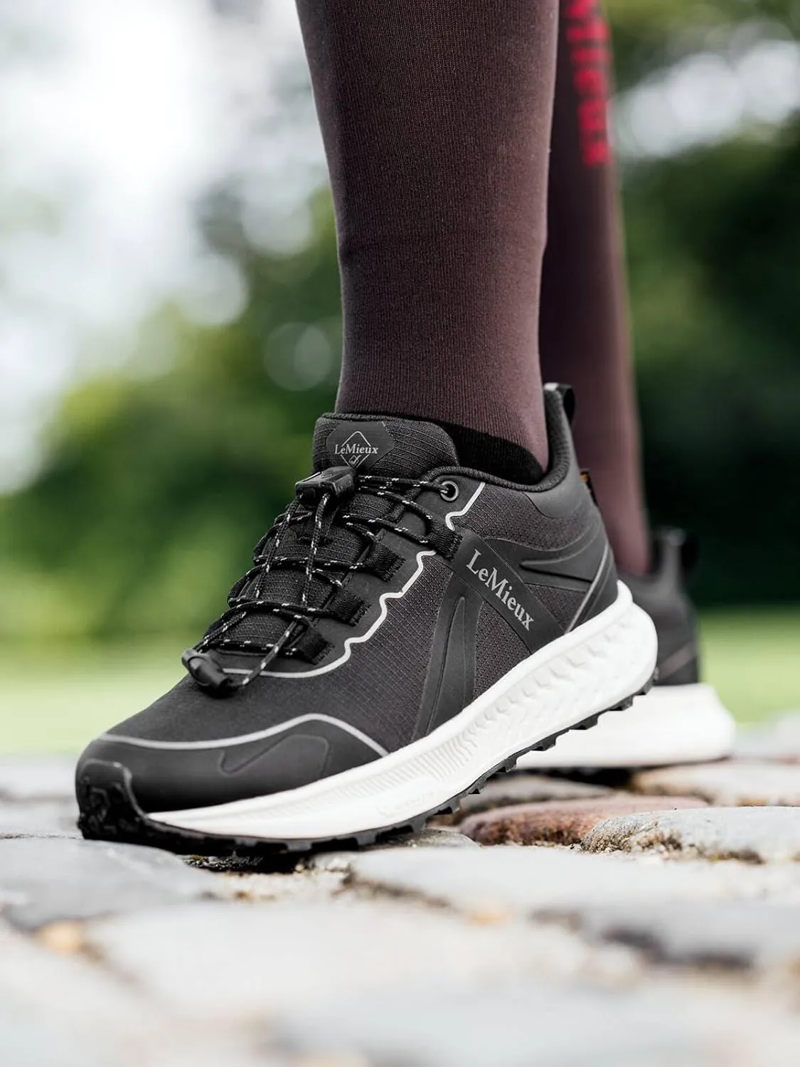 LeMieux Trax Sport Waterproof Sneakers - All Day Comfort - Michelin Sole for Outstanding Grip - Toggle Laces