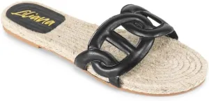 Liliana Comfortable Espadrille Flat Sandal with PU Foam Upper - Lightweight Platform, Breathable Design, Summer Beach Shoes, AILEEN-1