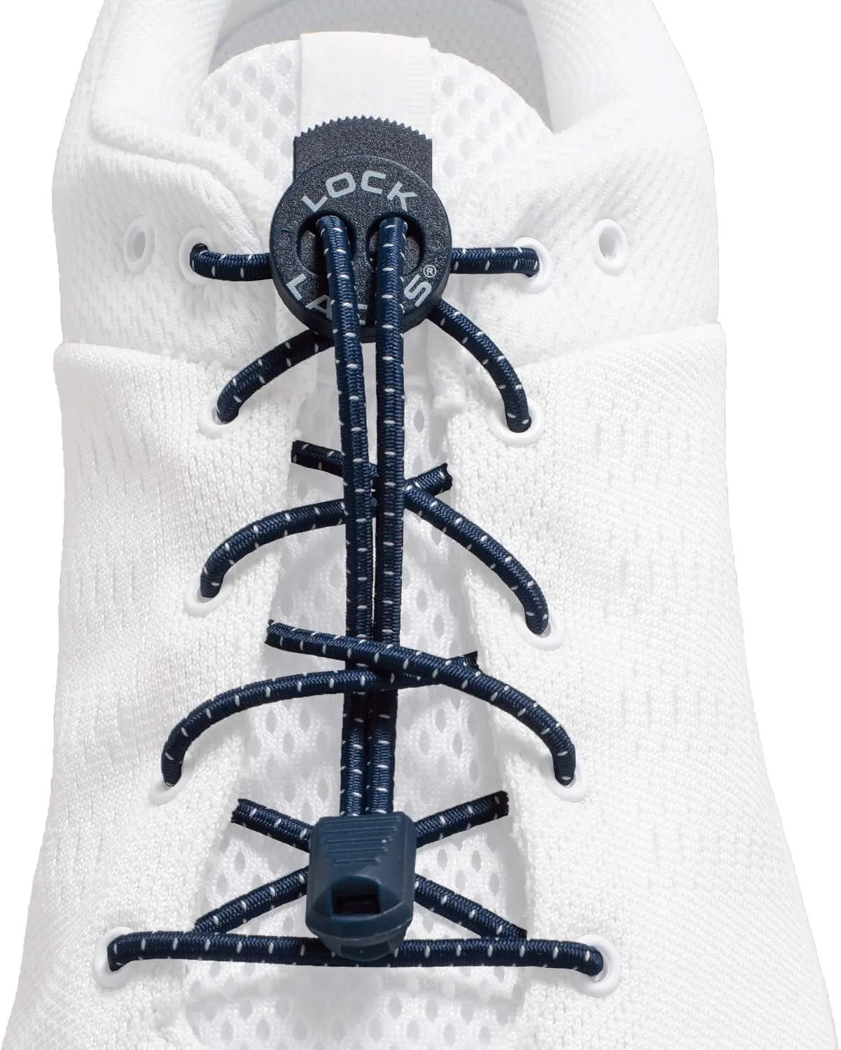 Lock Laces - Elastic No Tie Shoe Laces (Pack of 3) One Size Fits All, for Kids and Adults, Elastic No Tie Shoe Laces