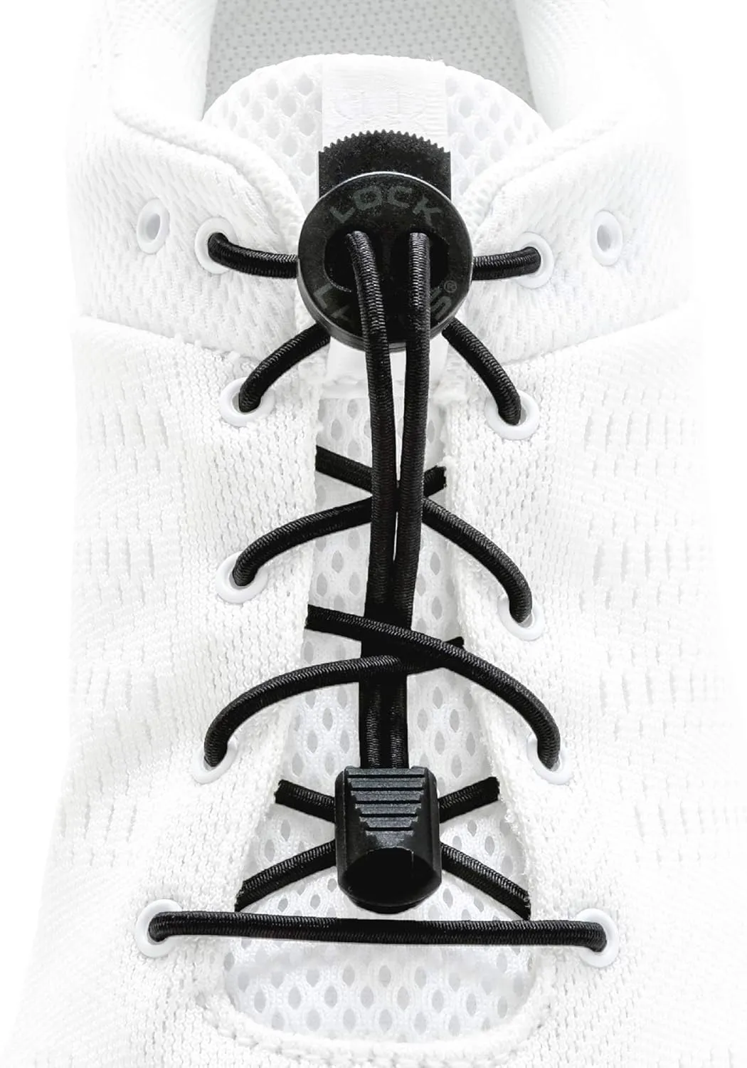 Lock Laces - Elastic No Tie Shoelaces 1 Size Fits All for Kids Adults Tieless Shoe Laces Tennis Shoes Sneakers