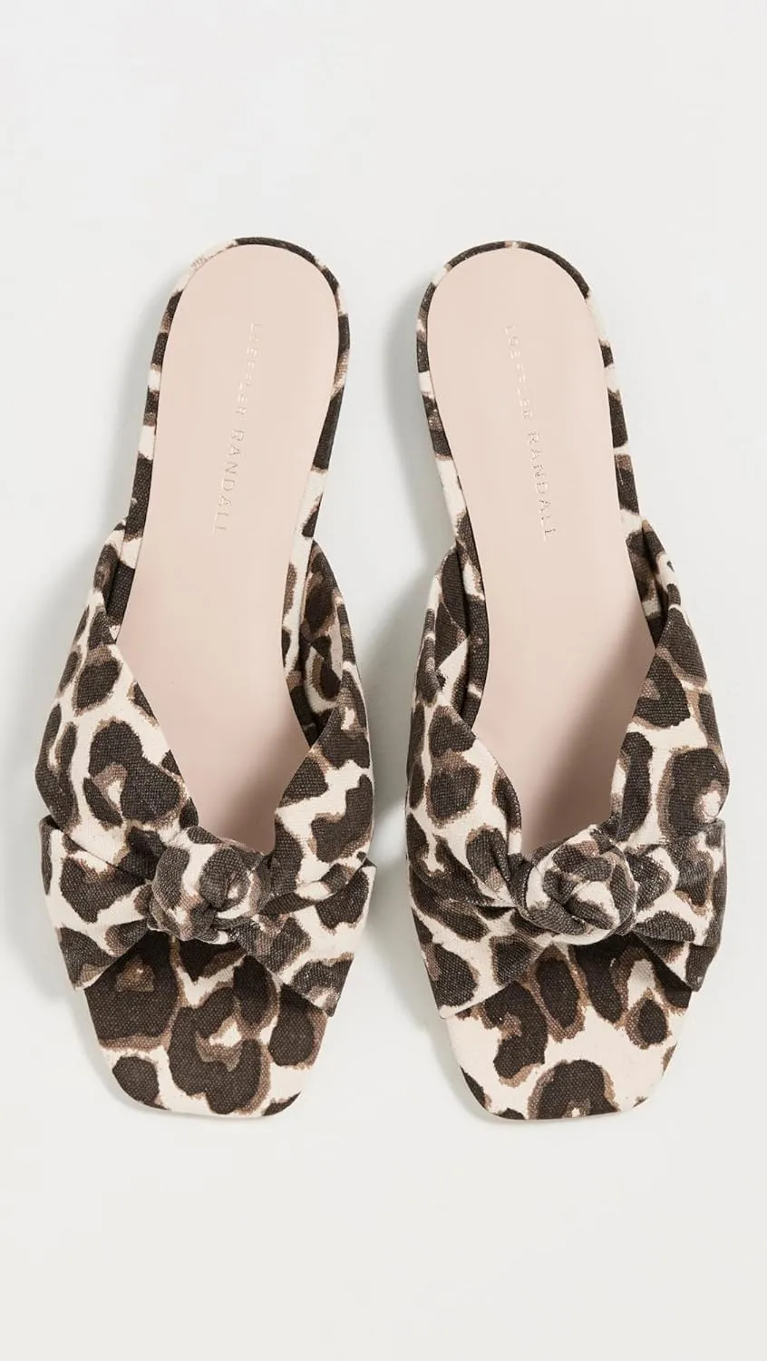 Loeffler Randall Women's Claudette Mignon Knot Flat Sandals