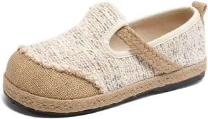 Mary Jane Espadrilles for Women Platform Rattan Sandals Raffia Woven Ballet Flats Slip On House Slippers Lightweight Breathable Low Top Comfort Casual Lined Dress Shoes Summer Beach Party Vacation