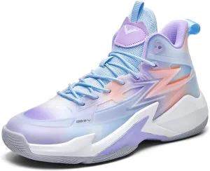 MAUGELY Men's Women's Breathable Basketball Shoes Students Sports Causal Outdoor Non-Slip Sneakers for Couple