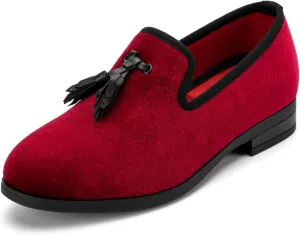 Meijiana Boys' Formal Dress Slip-On Loafers - Tuxedo Shoe for Baby Dress Shoes
