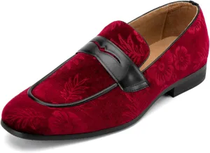 Meijiana Men Faux Leather Noble Loafer Shoes Slip-on Loafer Smoking Slipper Tassel Loafer