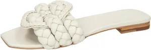 Melvin & Hamilton Women's White Flat Casual Mules Size 37