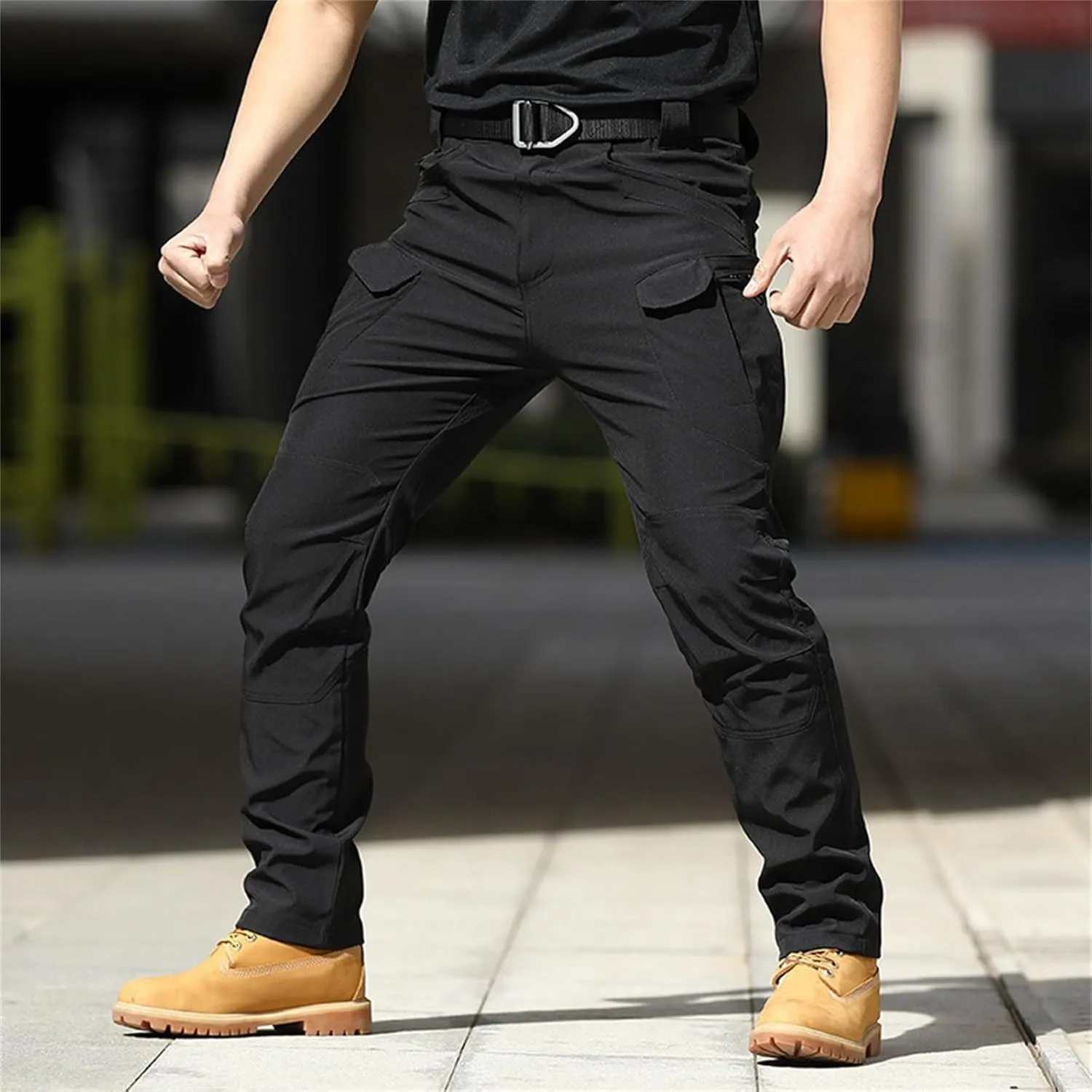 Mencomfy Cargo Pants for Men Water Resistant Hiking Tactical Pants Stretch Waterproof Quick Dry Outdoor Work Sweatpants