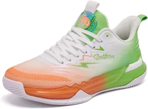 Men's Basketball Shoes Fashion Breathable Sneakers Comfortable Leightweight Running Athletic Lace-Up Non Slip Sport Outdoor Shoe