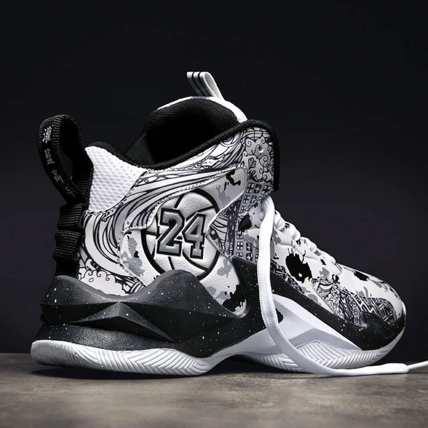 Men's Basketball Shoes Fashion Printed Sneakers
