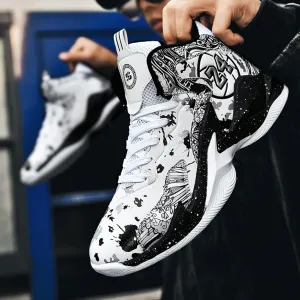 Men's Basketball Shoes Fashion Printed Sneakers