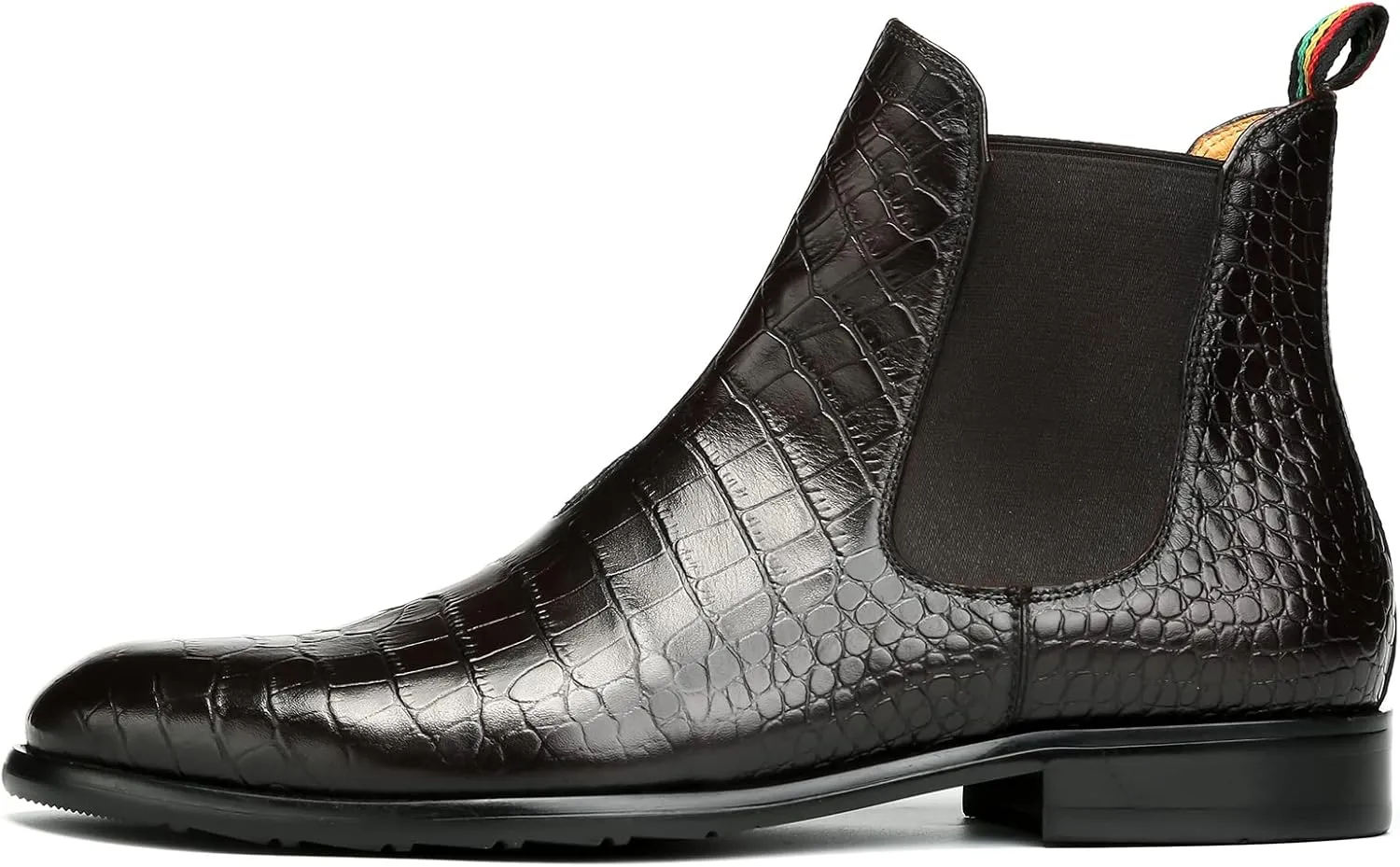 Mens Chelsea Boots Leather Dress Boots for Men Casual Cowboy Boots Chukka Ankle Chelsea