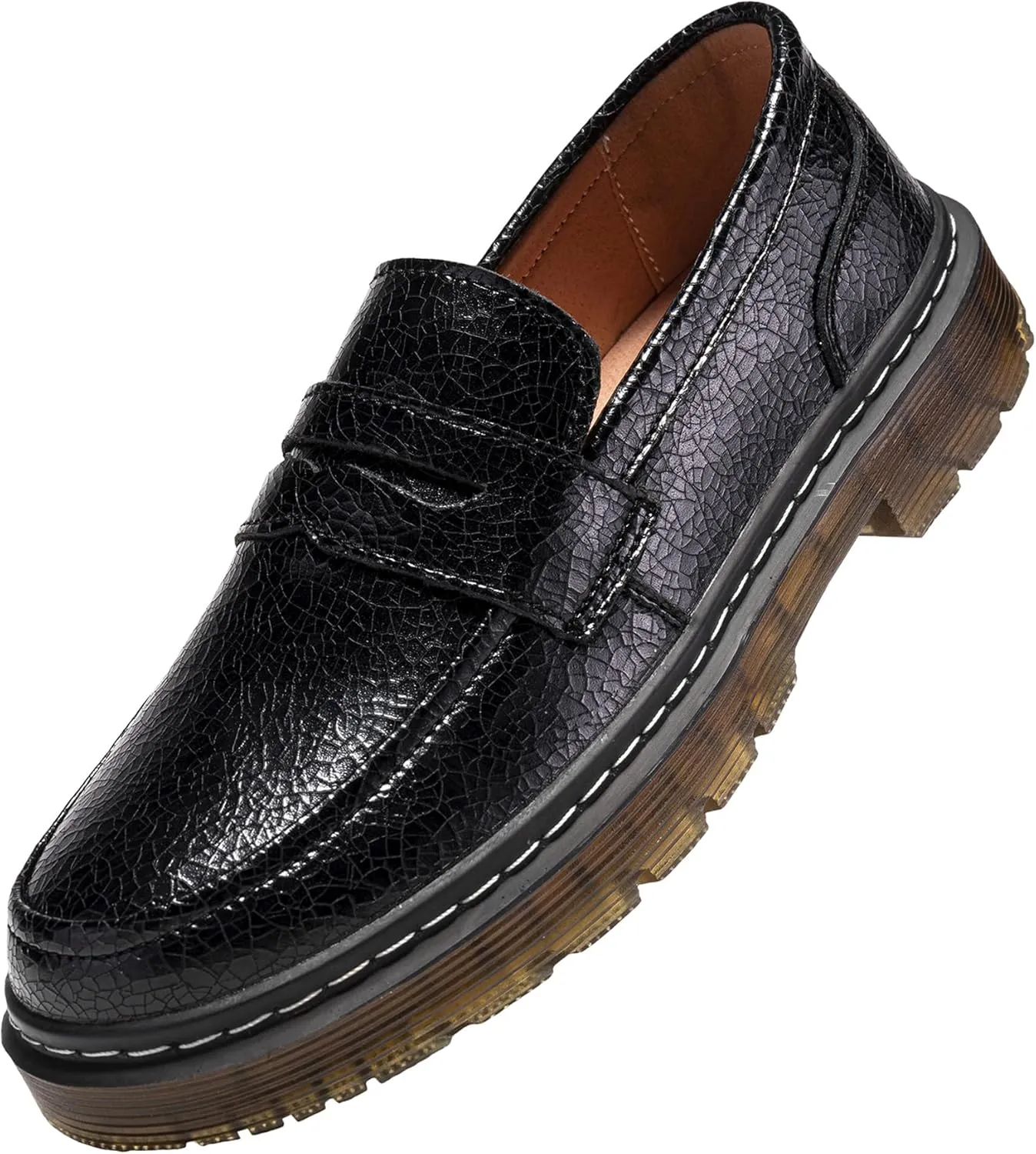 Men's Classic Penny Loafers Fashion Comfort Casual Slip-on Dress Shoes