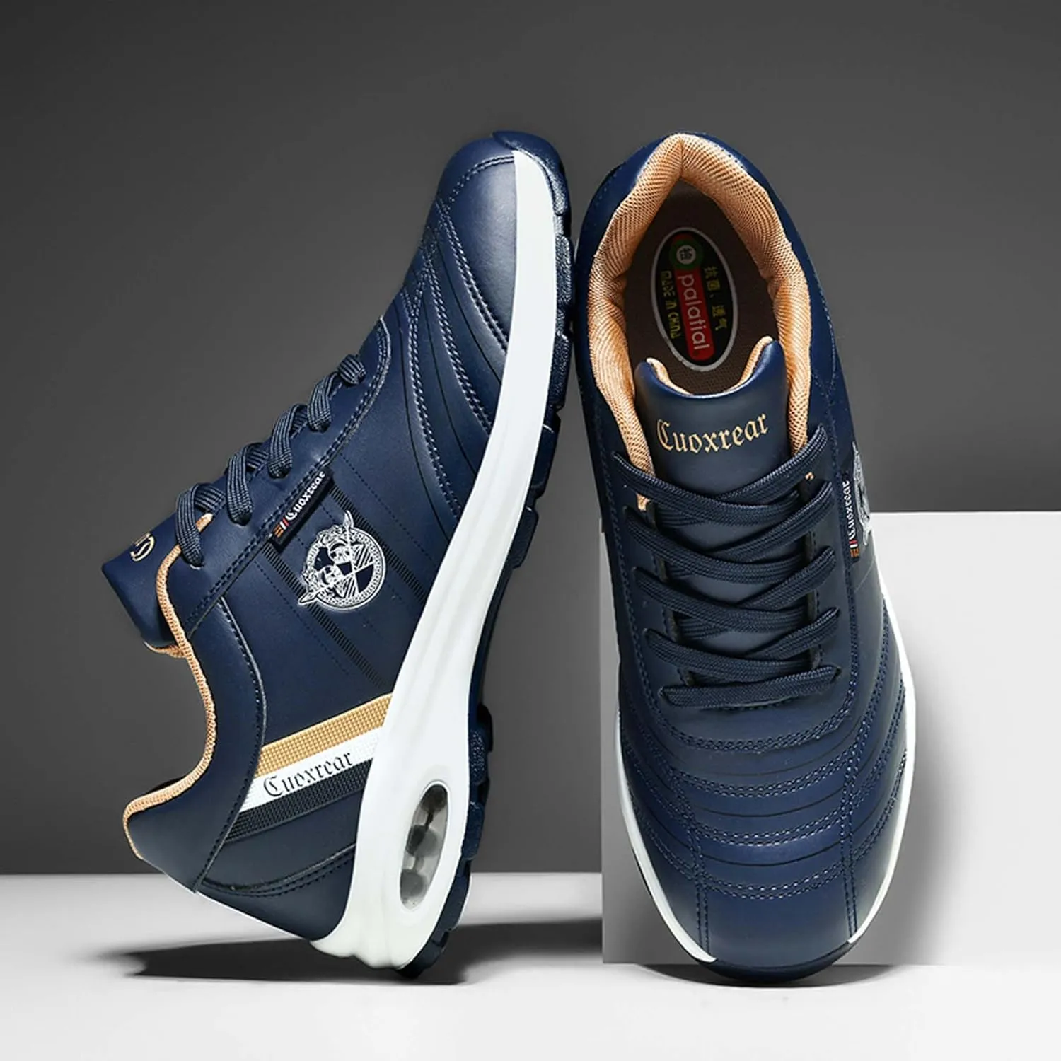 Men's Fall and Winter Fashion Street Casual Shoes Big Size Air Cushion Sneakers