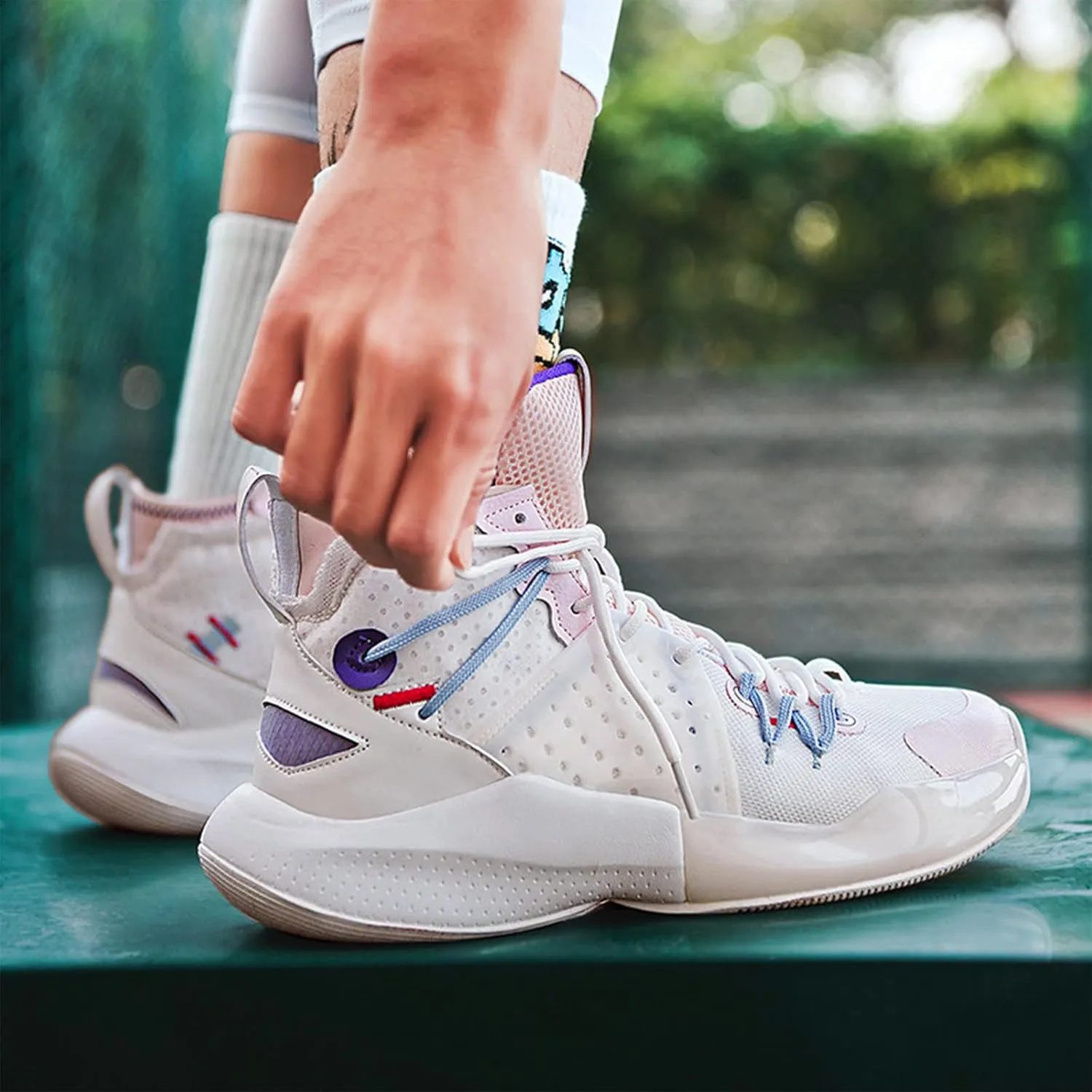 Men's High Top Basketball Shoes Fashion Running Sneakers Non Slip Training Athletic Shoes