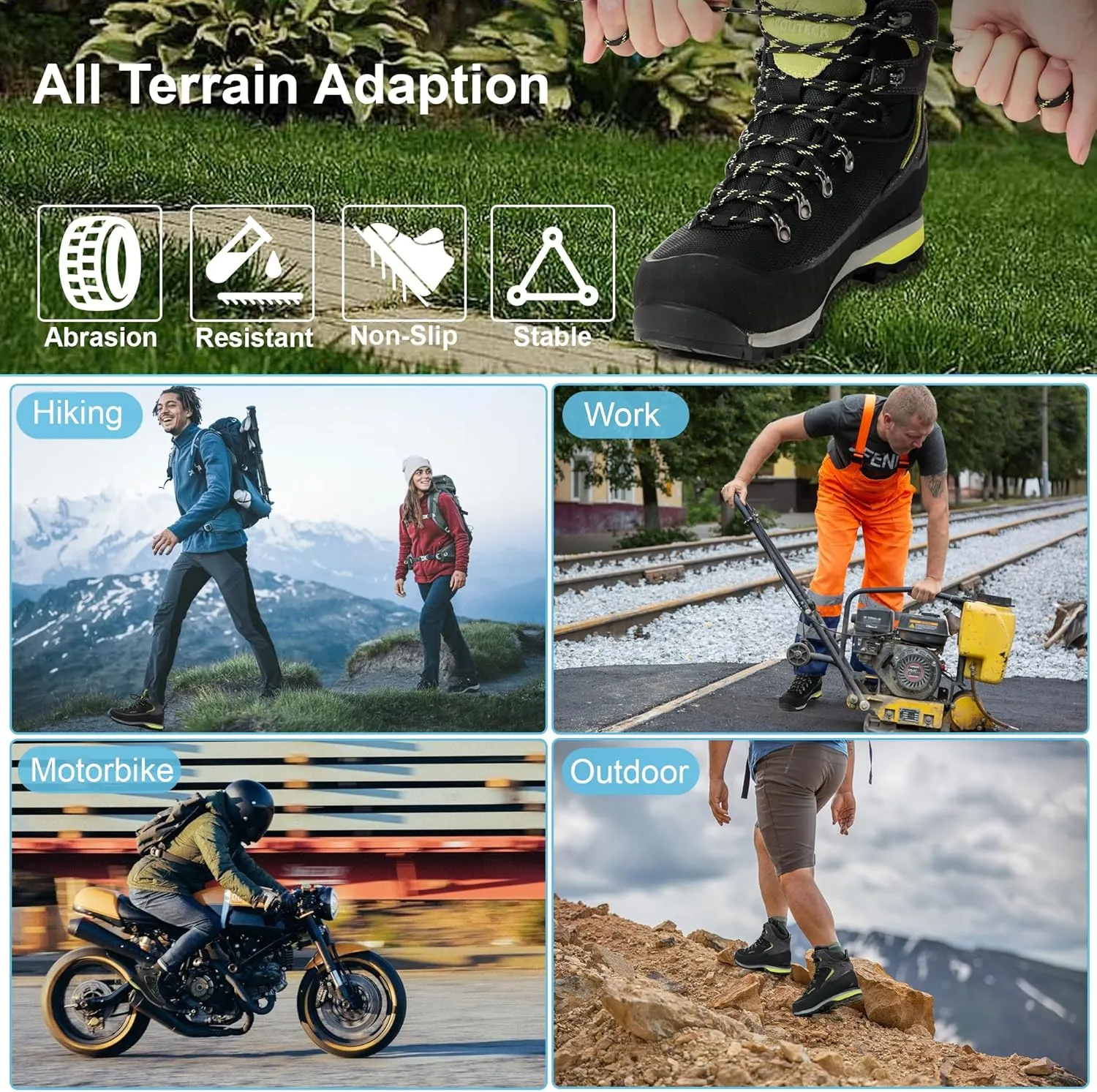 Men's Hiking Boots – Durable and Comfortable Men's Climbing Boots for Rugged Outdoor Adventures, Perfect for Hiking, and Climbing