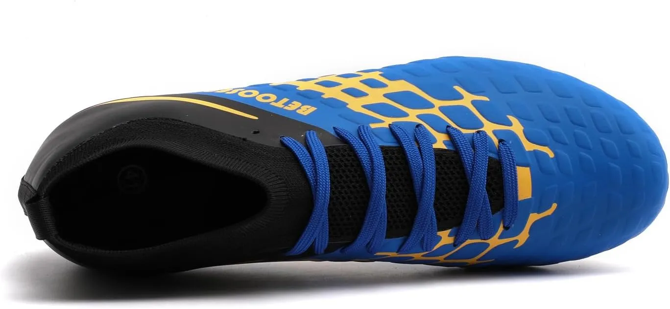 Men's Outdoor Firm Ground Football Soccer Cleats Shoes Futsal Football Training Sneakers