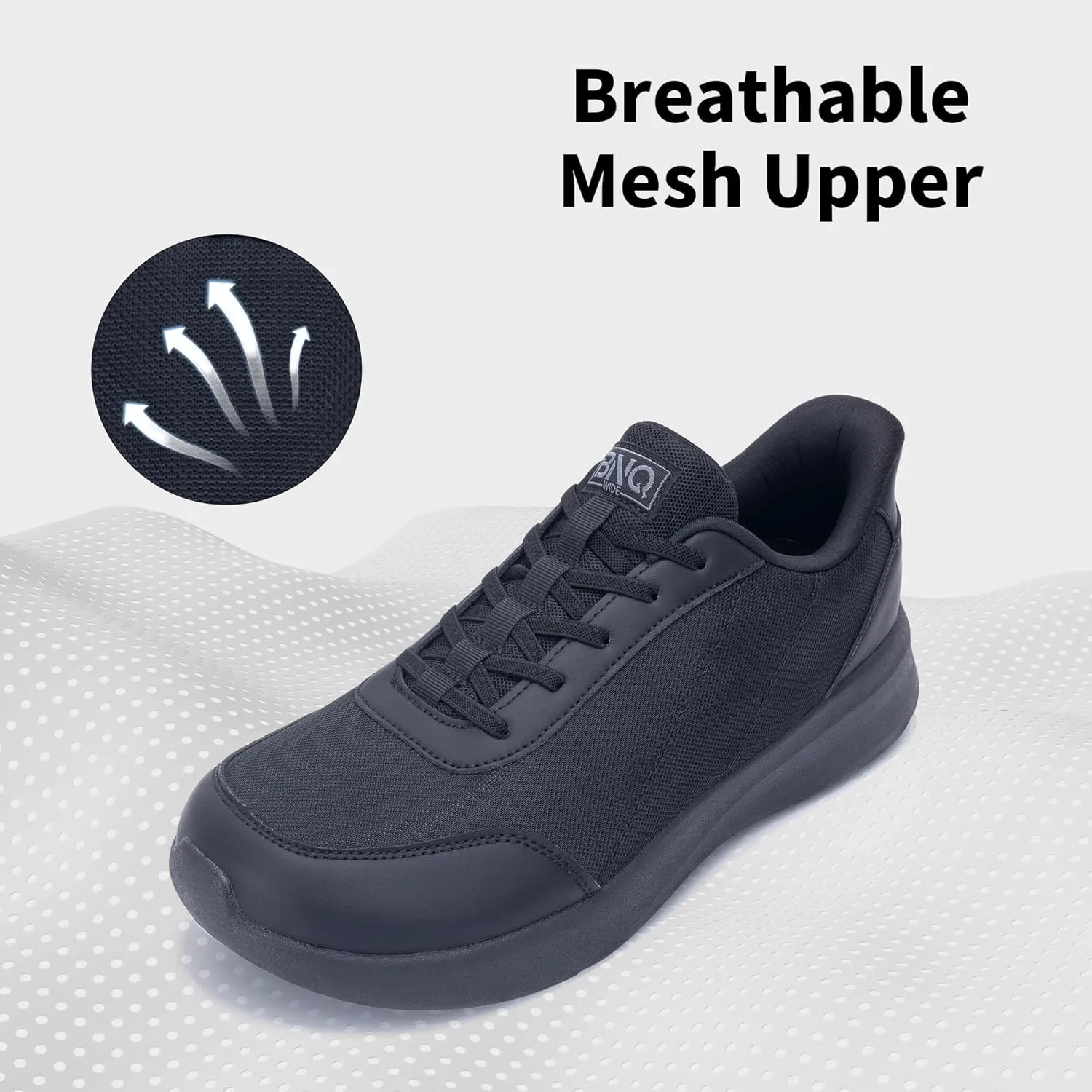 Mens Wide Toe Box Walking Shoes Arch Support Tennis Sneakers Zero Drop Minimalist Casual Shoes Size 7-12