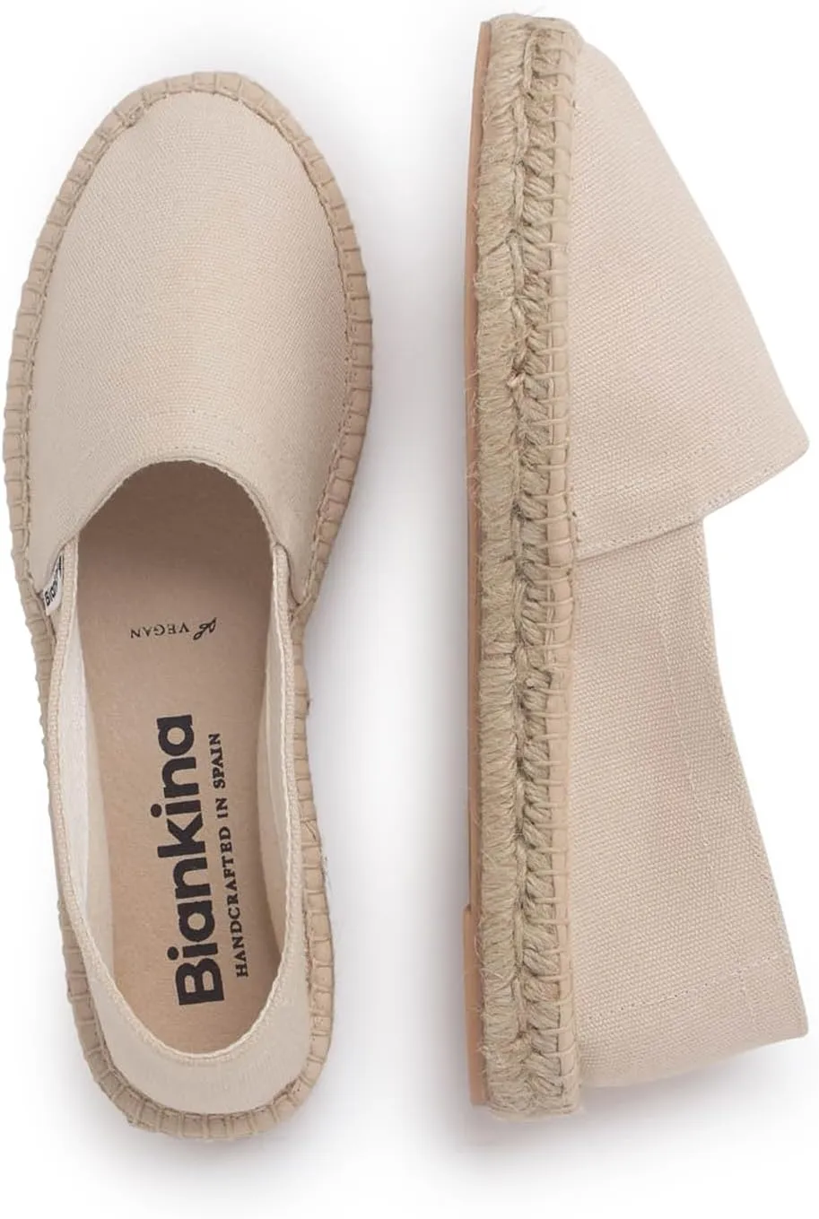 Mila Espadrille Flats: Sustainable, Vegan, Classic Style. Made in Spain