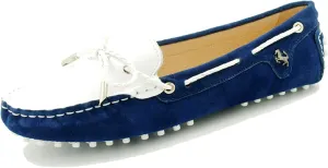 Minishion Womens Boat Shoes Two-Tone Casual Loafers YB9606