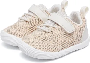 MORENDL Toddler Sneakers Baby Boys & Girls Barefoot Shoes Lightweight Breathable Walking Running Tennis Athletic Sport Shoes