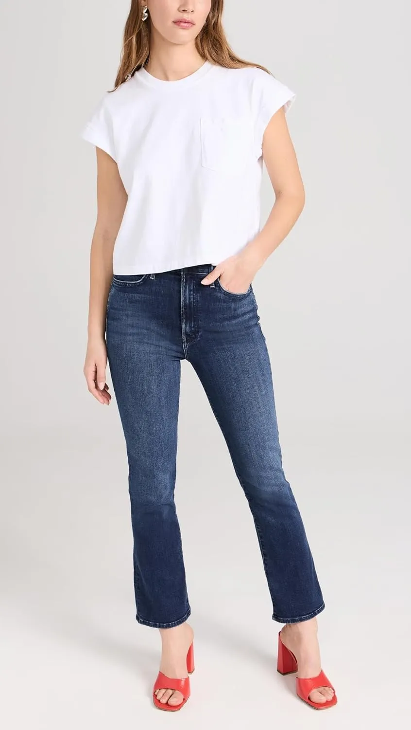 MOTHER Women's The Hustler Ankle Fray Jeans