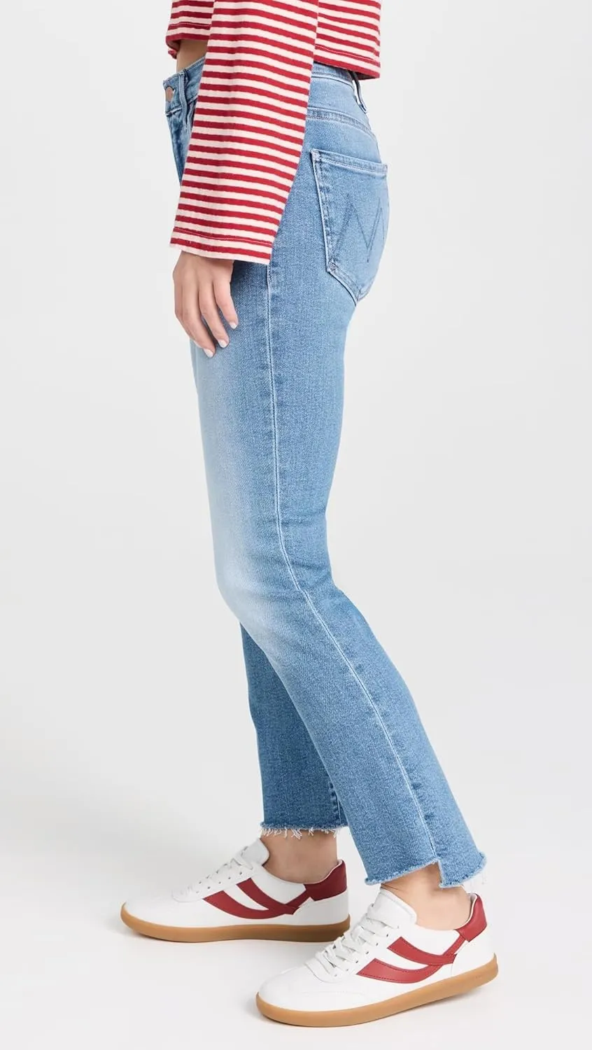 MOTHER Women's The Insider Crop Step Fray Jeans