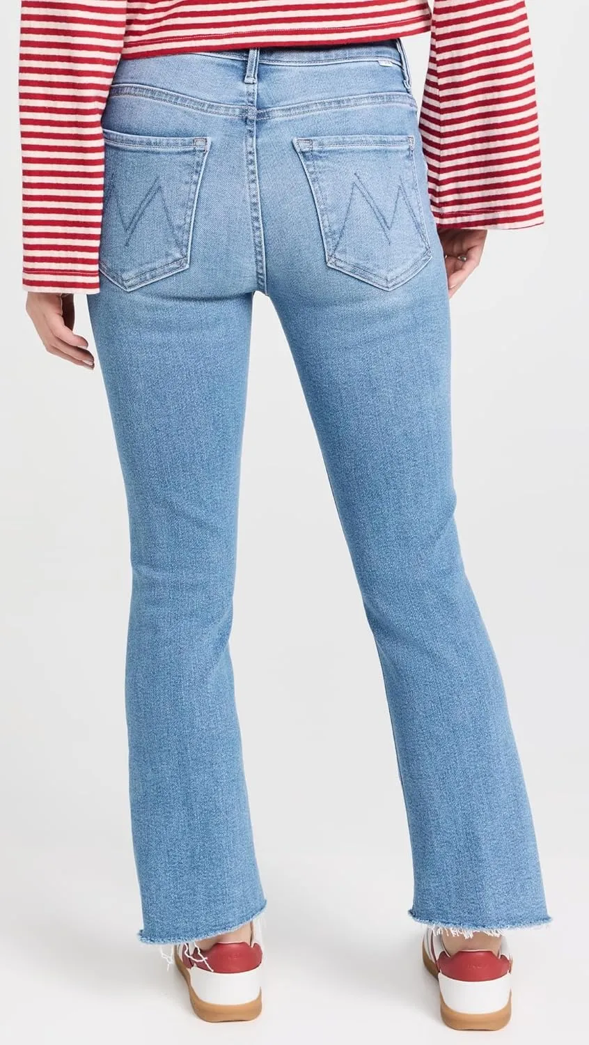 MOTHER Women's The Insider Crop Step Fray Jeans
