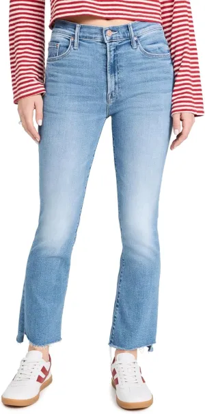 MOTHER Women's The Insider Crop Step Fray Jeans