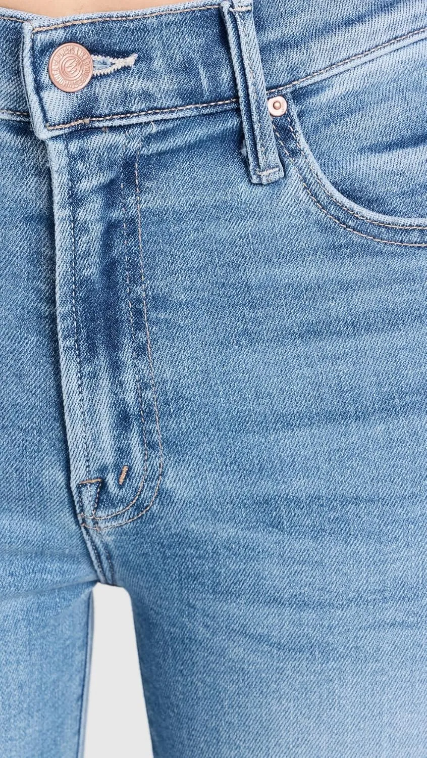 MOTHER Women's The Insider Crop Step Fray Jeans