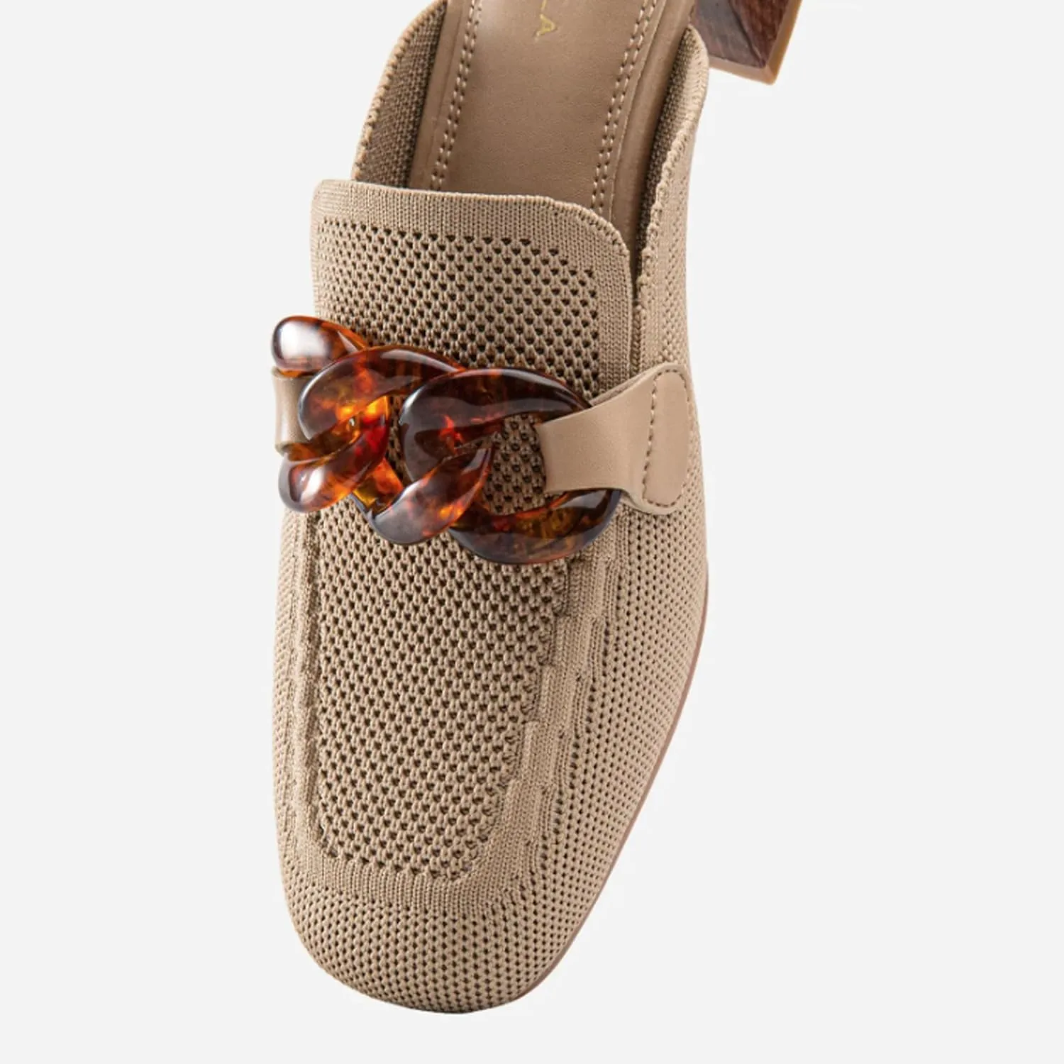 Mousse Fit Women Flat Mules Commute Pointed Toe Mules Flats Slip On Slides Walking Shoes