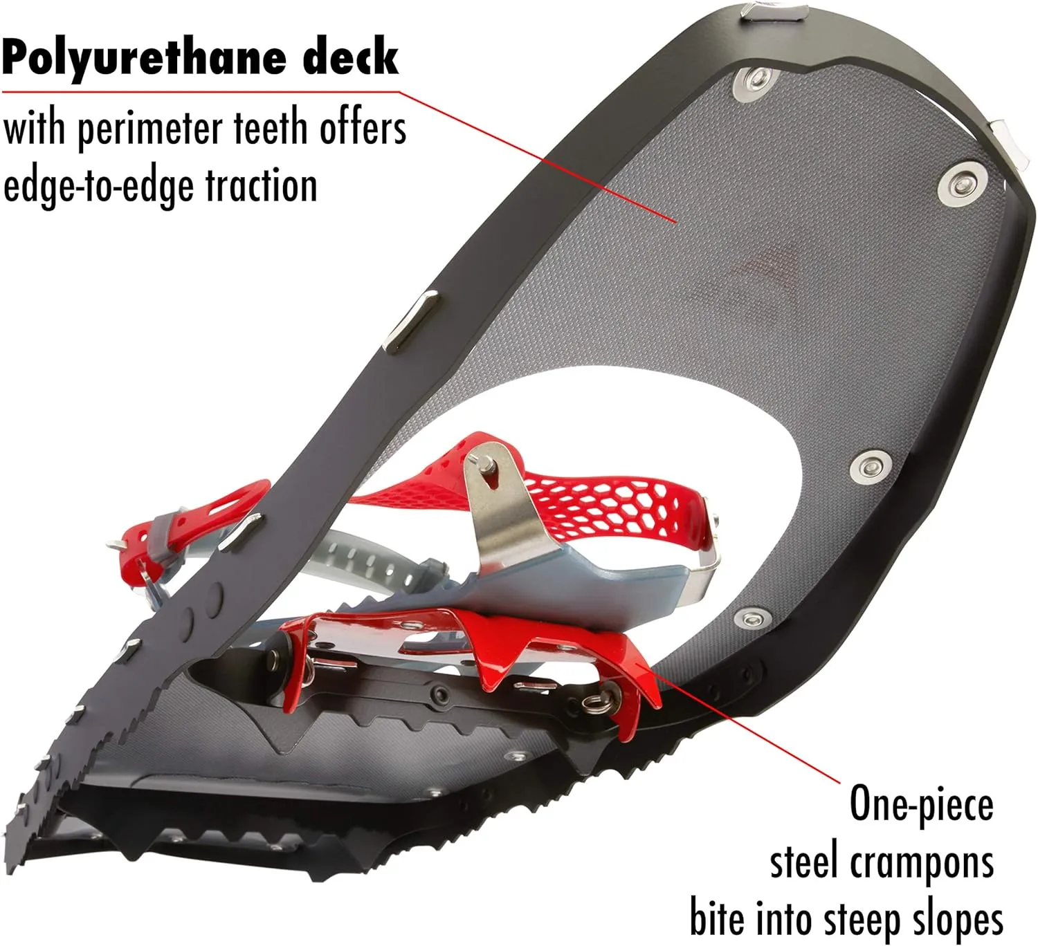 MSR Lightning Ascent Backcountry & Mountaineering Snowshoes with Paragon Bindings