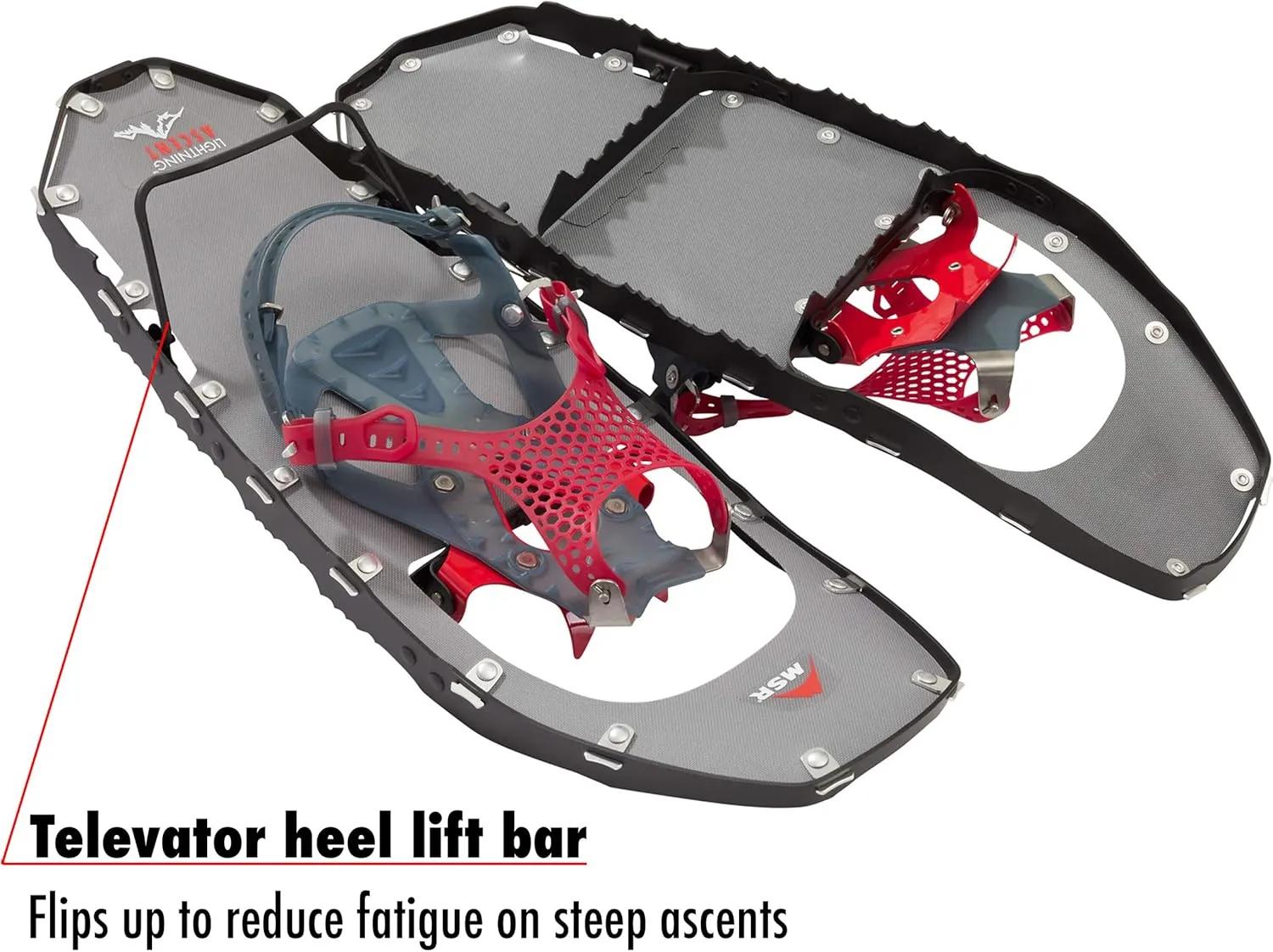 MSR Lightning Ascent Backcountry & Mountaineering Snowshoes with Paragon Bindings