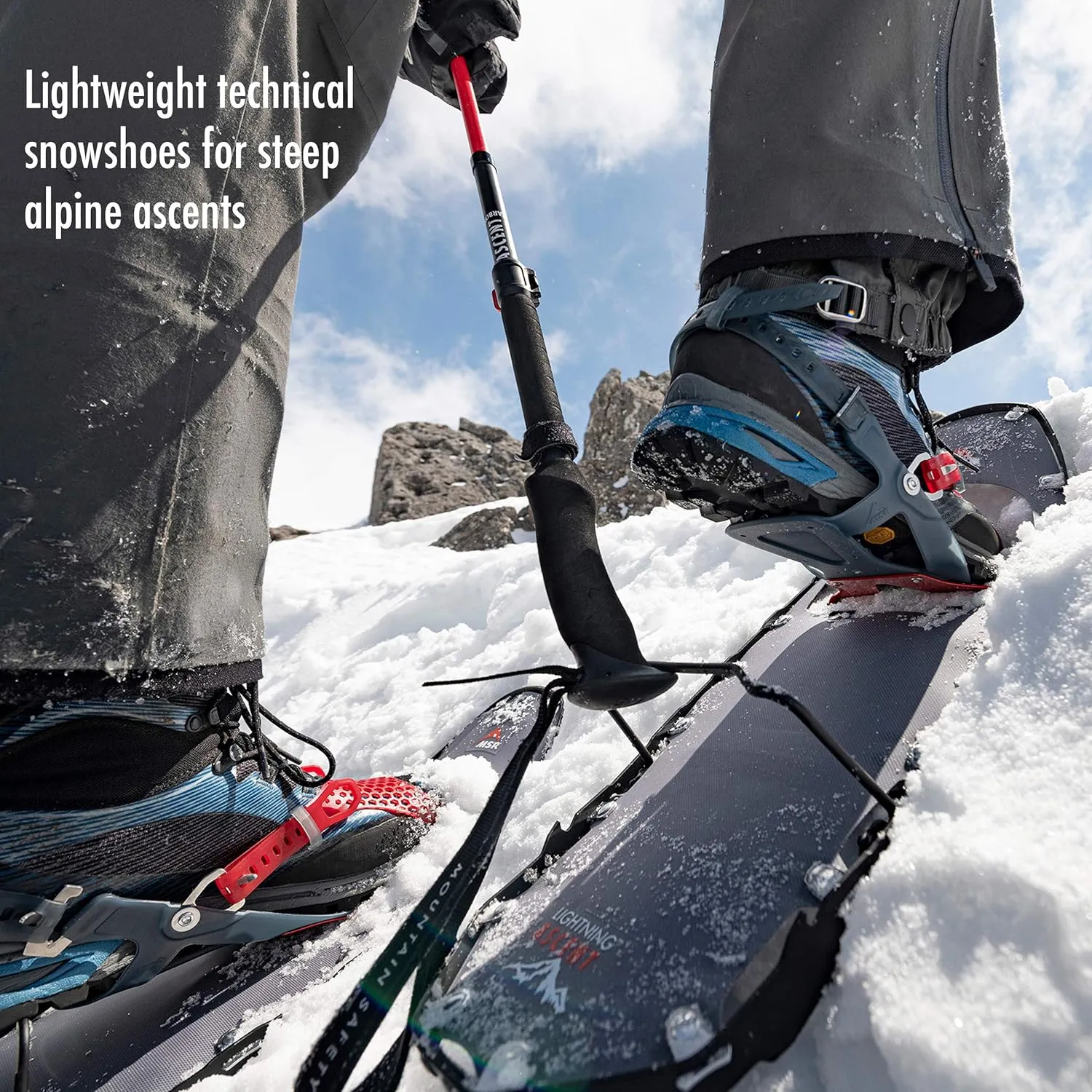 MSR Lightning Ascent Backcountry & Mountaineering Snowshoes with Paragon Bindings