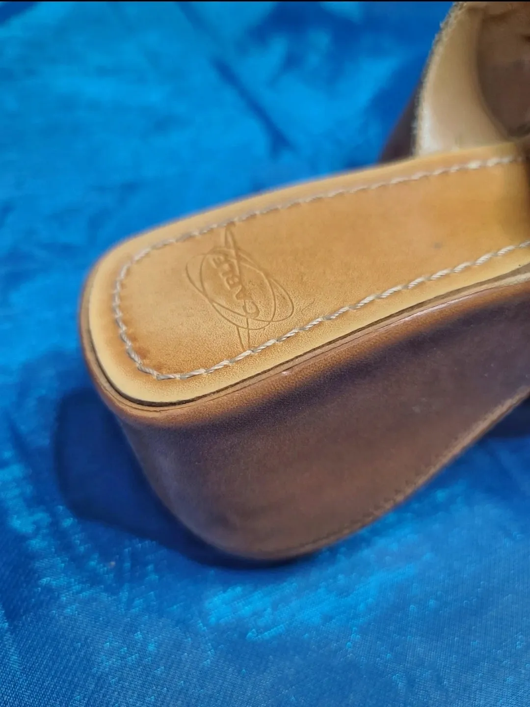 Mules camel boho 90s