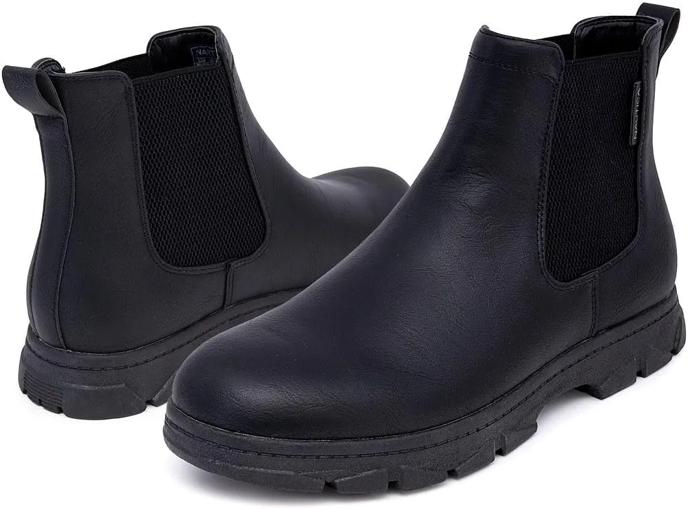 Nautica Men's Chelsea Boot Slip-On Dress Ankle Shoe Chukka Desert Boots-Wuzer