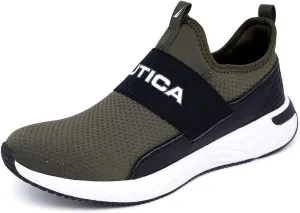 Nautica Men's Slip-On Sneakers – Casual Fashion Shoes for Walking, in Medium & Wide Widths