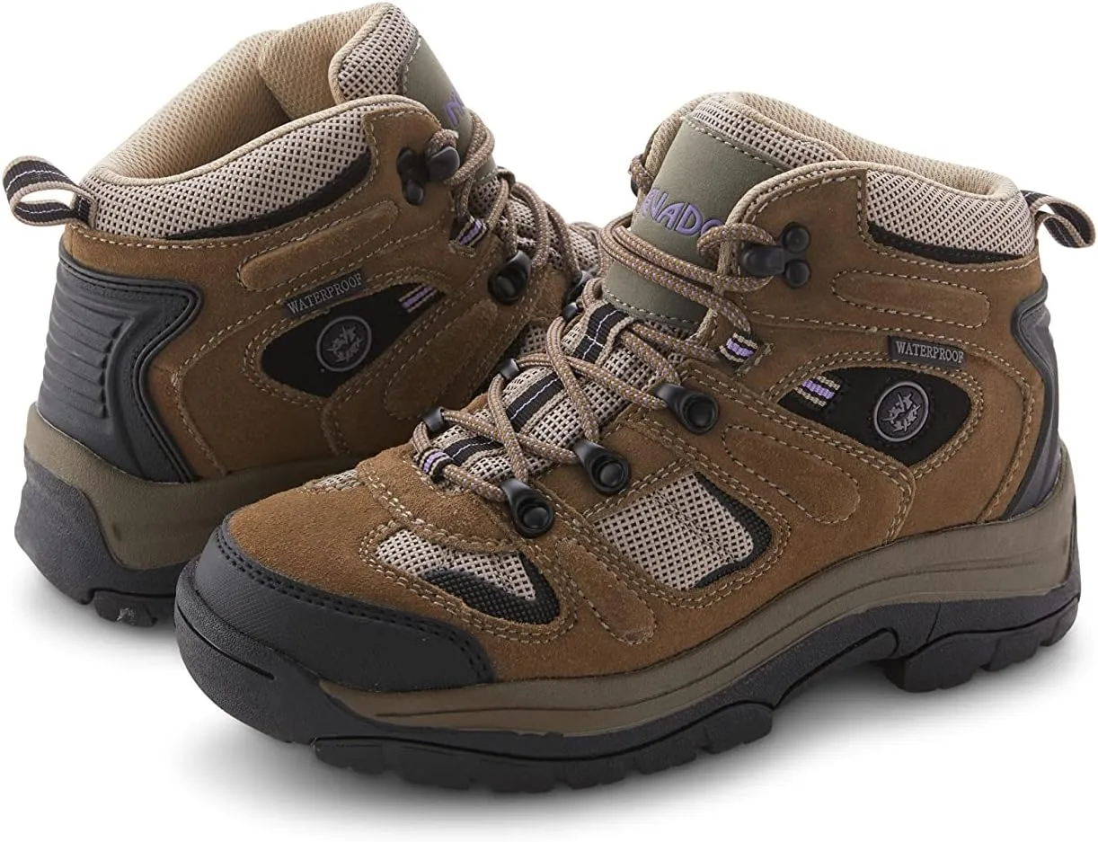 Nevados Klon Mid Hiking Boots for Women, Water Resistant, Multi-Terrain Lug Pattern, Comfortable & Weather Proof Structure Rubber Traction Outsole Cradled Footbed