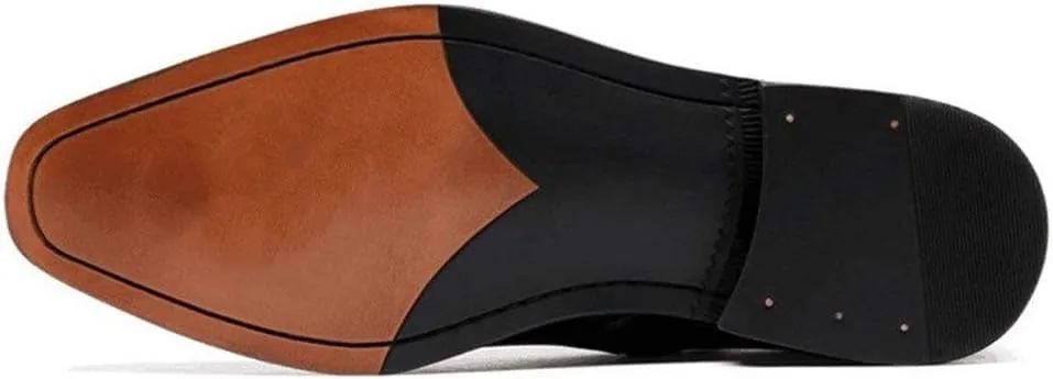 New Ankle Boots For Men Mens Zip Captpe Ankle Boots Office For Business Genuine Leather The First Layer Of Cowhide