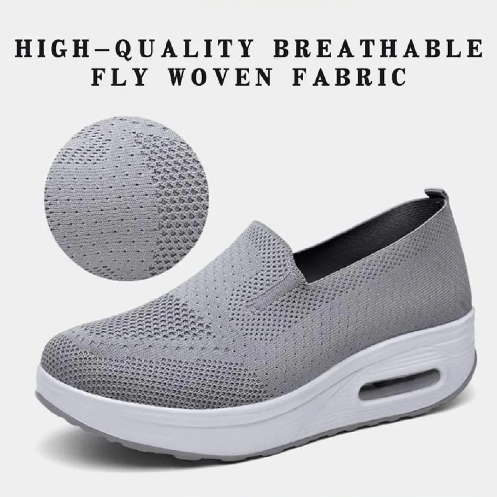 Orthopedic Sneakers,Women's Orthopedic Slip-On Walking Shoes,Orthopedic Sneakers for Foot Heel Pain Relief (8.5, Blue)