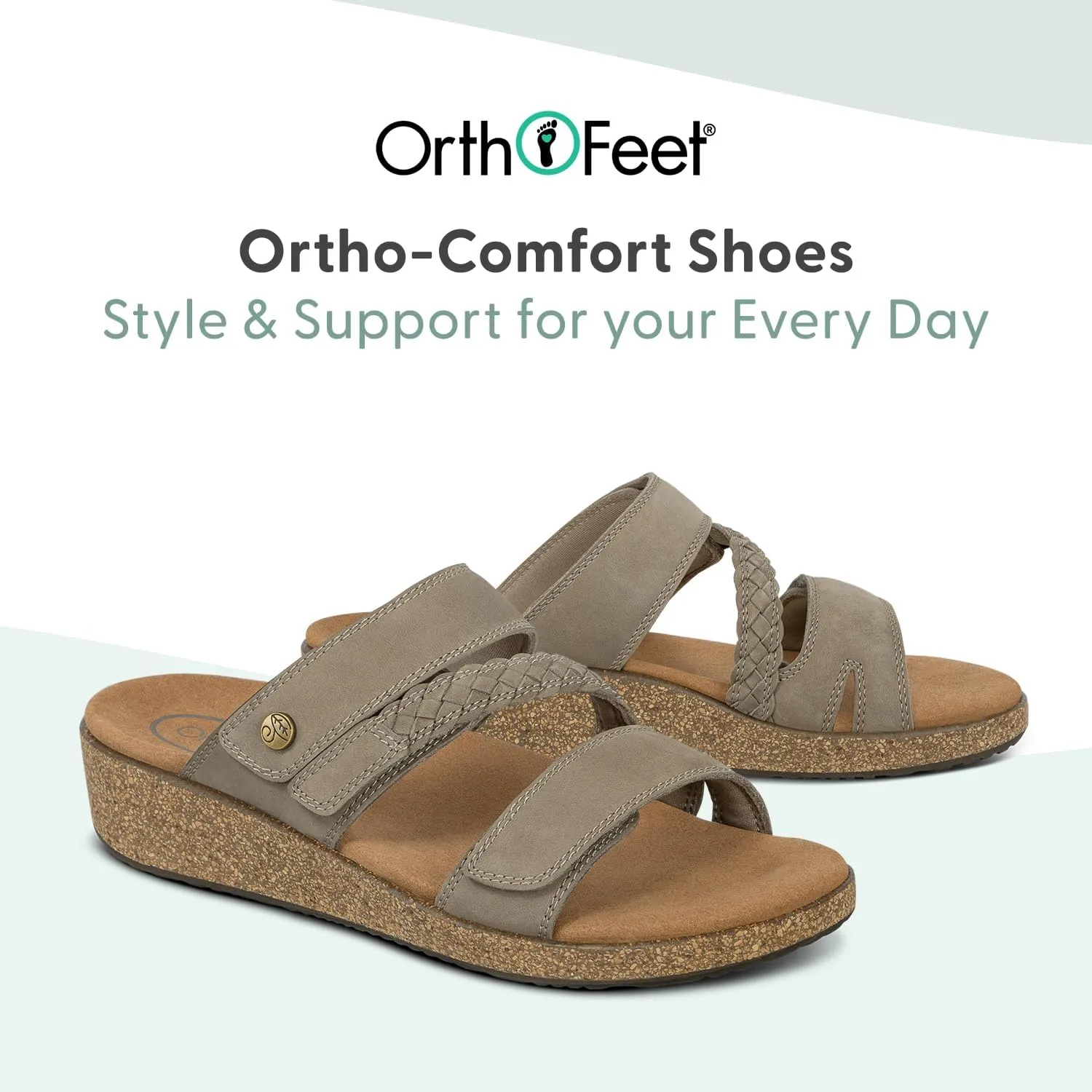 Orthopedic Women's Orthopedic Leather Carrie Sandals