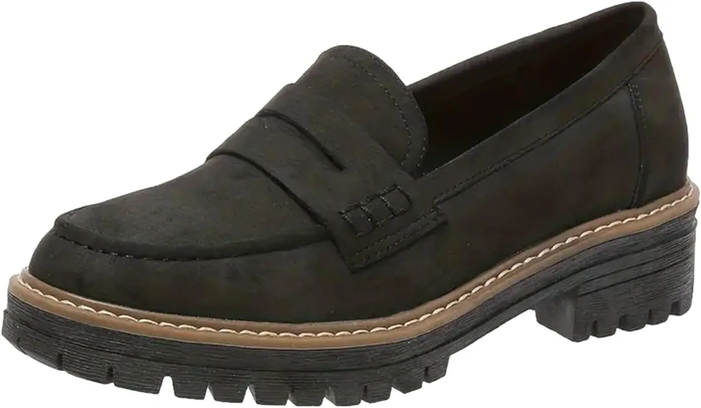 Orthoture-Orthopedic Platform Loafers Comfort Orthopedic Shoes Womens Round Toe Walking Shoe Slip on Dressy Shoes