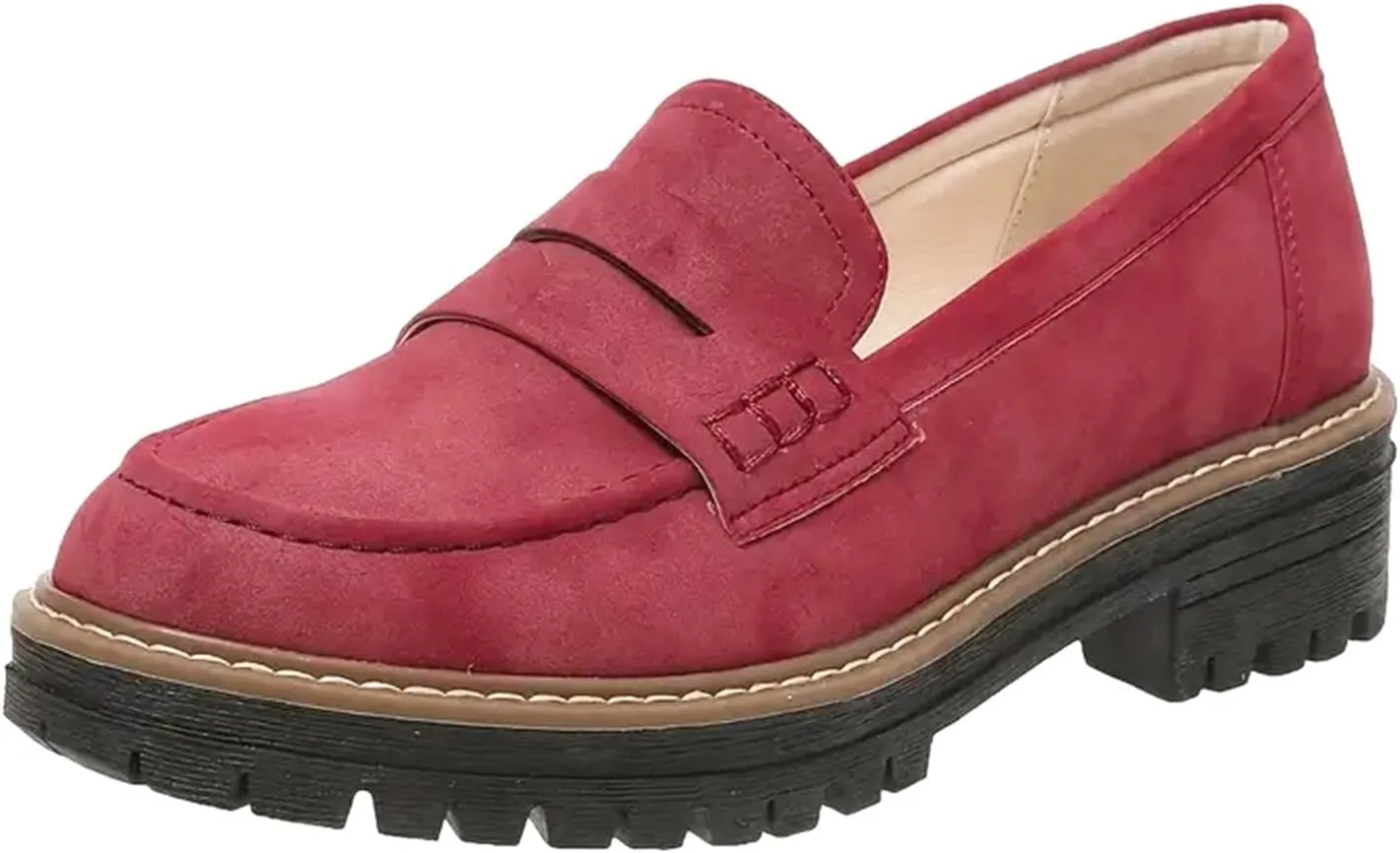 Orthoture-Orthopedic Platform Loafers Comfort Orthopedic Shoes, Womens Round Toe Walking Shoe, Slip on Shoes