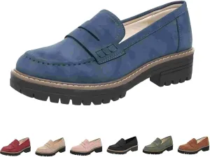 Orthoture-Orthopedic Platform Loafers Comfort Orthopedic Shoes, Womens Round Toe Walking Shoe, Slip on Shoes