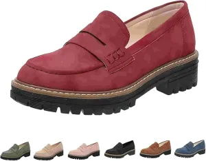 Orthoture-Orthopedic Platform Loafers Comfort Orthopedic Shoes, Womens Round Toe Walking Shoe, Slip on Shoes