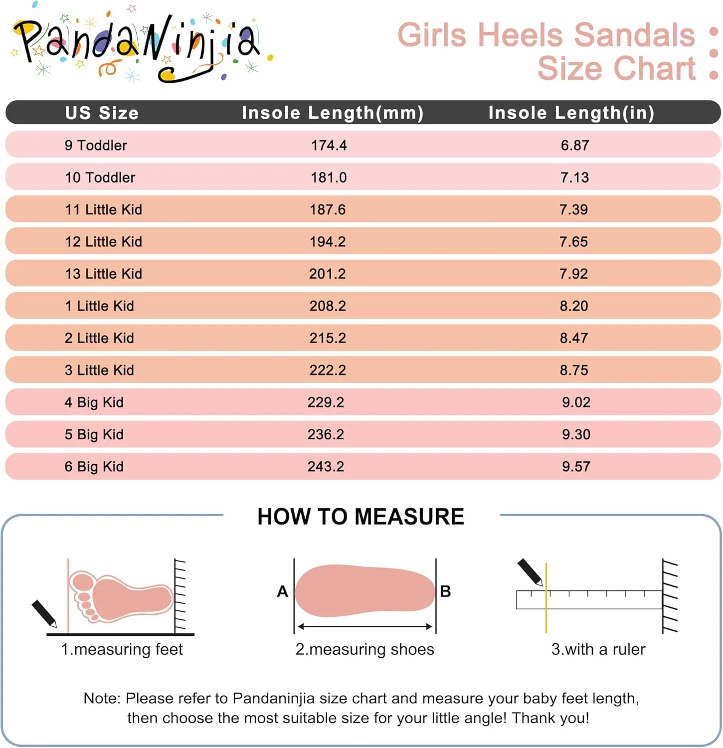 PANDANINJIA Girls Dress Shoes Toddler Kids Heels Sandals Ankle Strap Wedding Party Phoebe Flower Girl Shoes