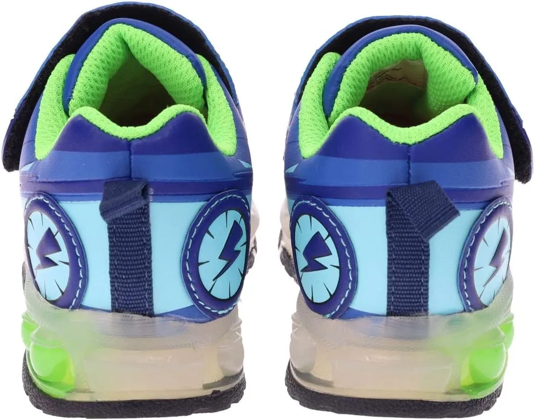 PJ Masks Toddler Light Up Shoes, Athletic Shoe with Hook and Loop Strap