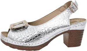 Platform Chunky Mid Heels Slingback Comfortable Elegant Dress Shoes,Women’s Block Peep Toe Ankle Strap Sandals,Fashion Comfortable Mules