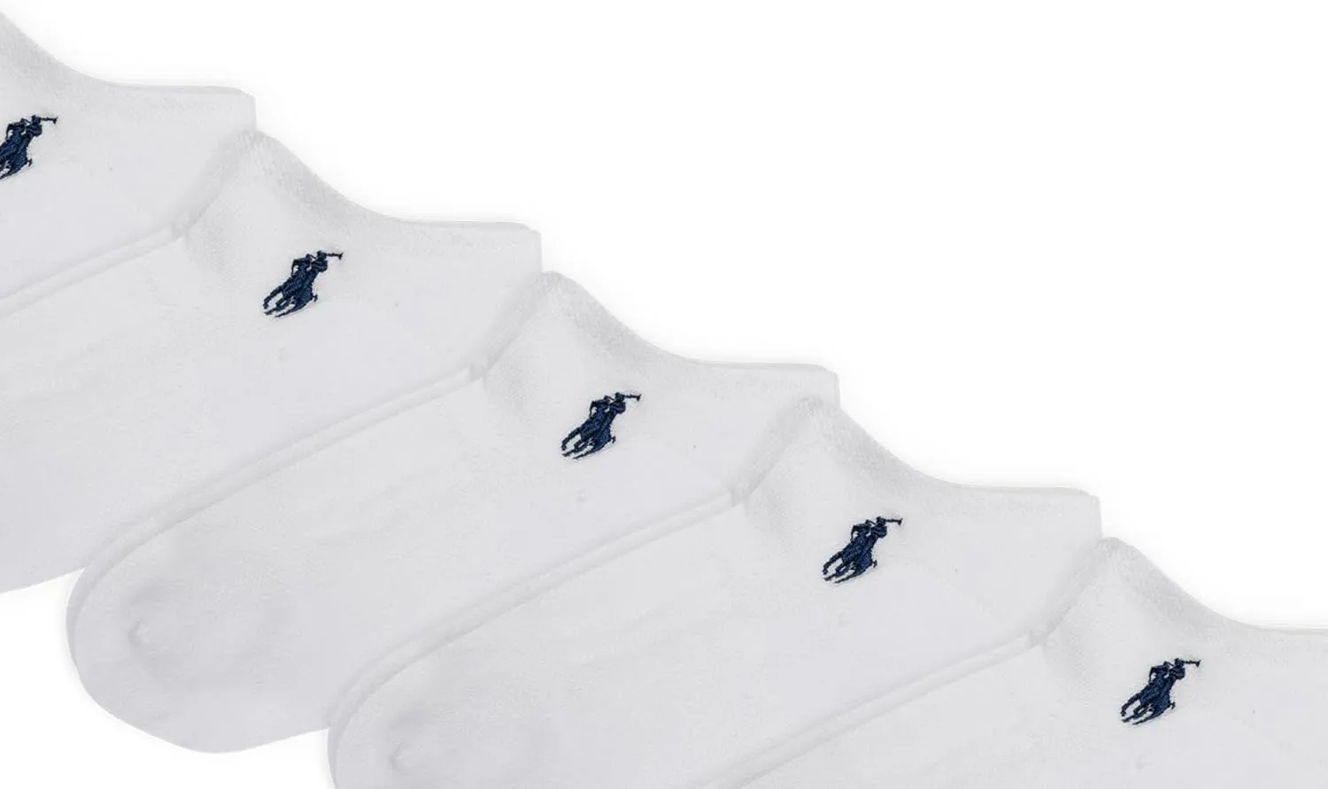 POLO RALPH LAUREN Women's Classic Sport Solid Ultra Low Cut Socks - 6 Pair Pack - Athletic Cotton Comfort