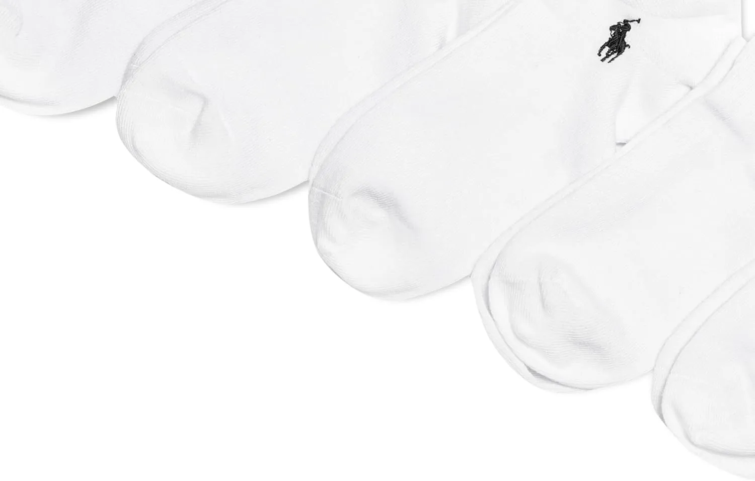 POLO RALPH LAUREN Women's Classic Sport Solid Ultra Low Cut Socks - 6 Pair Pack - Athletic Cotton Comfort